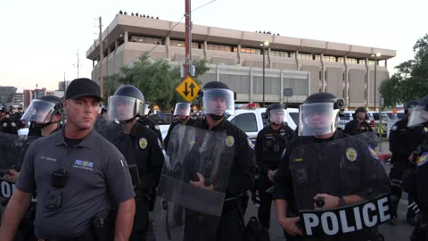 Phoenix George Floyd BLM Protest Video stock 131795552