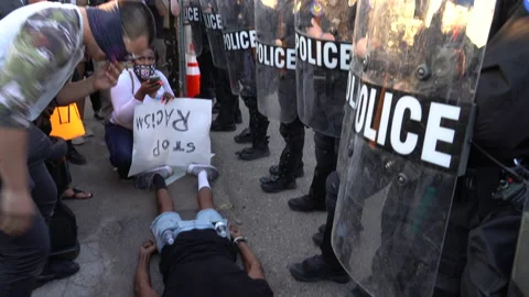 Phoenix George Floyd BLM Protest Video stock 131795822