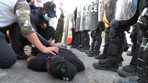 Phoenix George Floyd BLM Protest Video stock 131799199