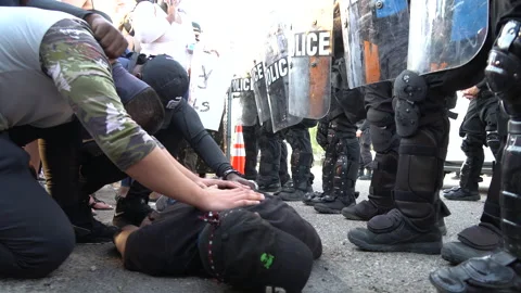 Phoenix George Floyd BLM Protest Video stock 131801719