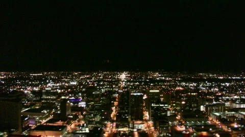 Phoenix Helicopter Downtown Stock-Footage 804839