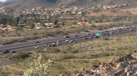 Phoenix Highway Stock Footage 21263175