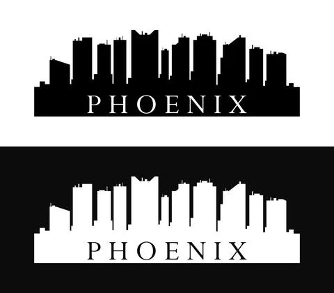 Phoenix icon illustrated in vector on white background Stock Illustration