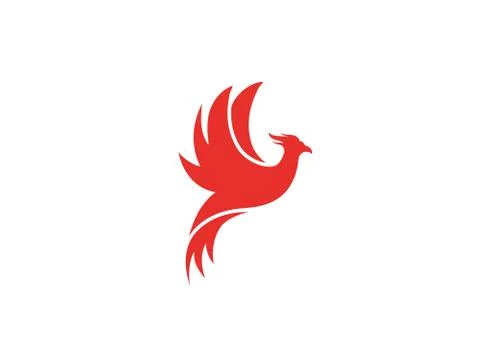 Phoenix Logo Bird Stock Illustration