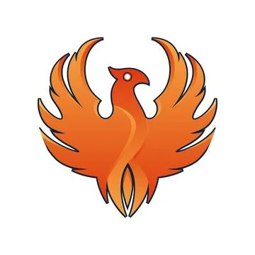 Phoenix logo design vector Logo Design for Technological Company Pro Vector Stock Illustration