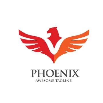 Phoenix logo Stock Illustration