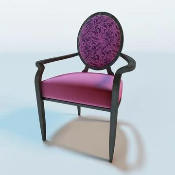Phoenix Lounge Armchair 3D Model