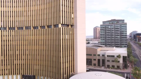 Phoenix mid town offices on Central Ave Stock Footage 132938718