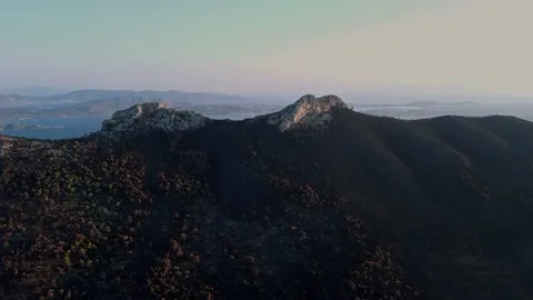 Phoenix Peaks: Rebirth and Majesty Amids... | Stock Video | Pond5