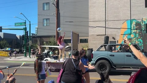 Phoenix Pride Parade Stock Footage 326084605