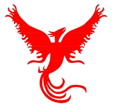 Phoenix Rising Stock Illustration