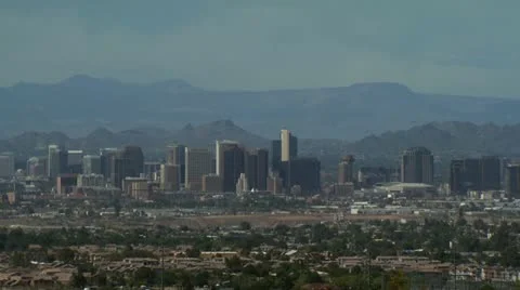Phoenix Skyline Stock Footage 11046958