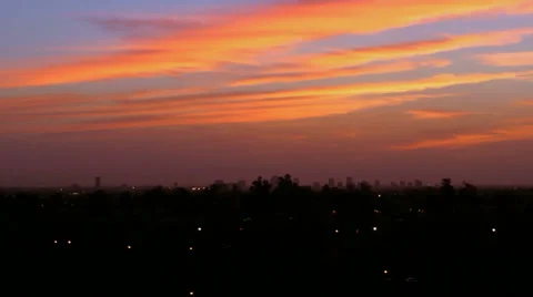 Phoenix Sunset Timelapse Stock Footage 23114675