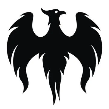 Phoenix Tattoo WIngs Illustrazione stock