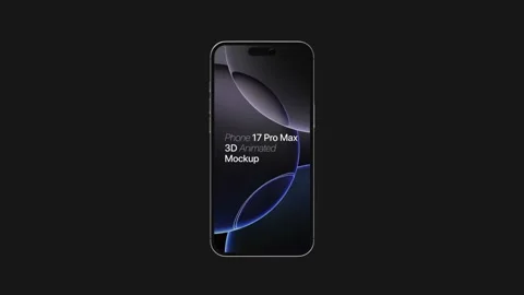 Phone 17 Pro Max Mockup Stock After Effects