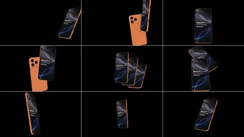 Phone 17 Pro Mock-Up Stock After Effects