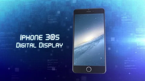 Phone 30s Digital Display - After Effects Template Stock After Effects