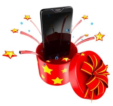 Phone 3d Illustrazione stock