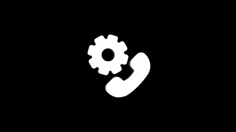 Phone 3D rendering rotating gear mechanism wheel for teamwork success Stock Footage 313465616