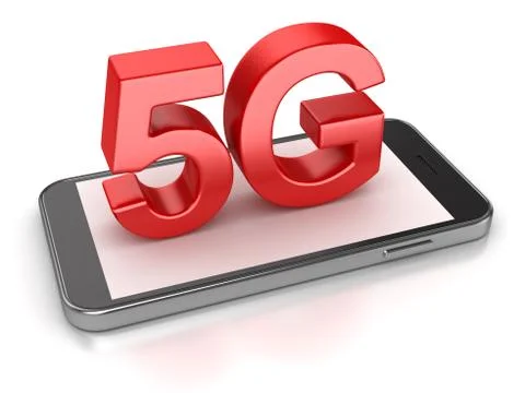 Phone 5G Concept Illustrazione stock