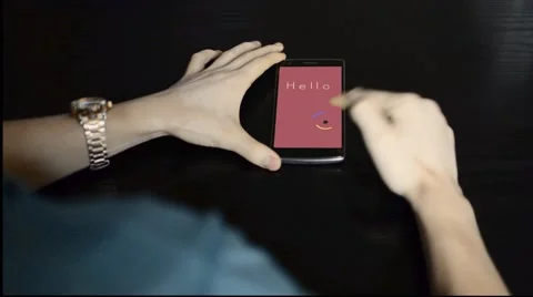 Phone activity to put on the table Stock Footage 62344747