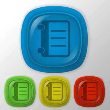 Phone address book Illustrazione stock