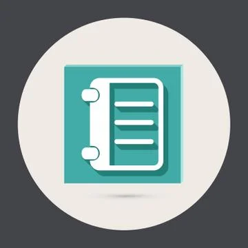 Phone address book Stock Illustration