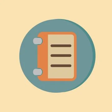 Phone address book Stock Illustration