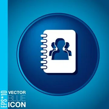 Phone address book Stock Illustration