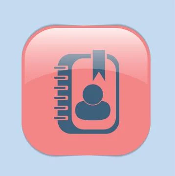 Phone address book Stock Illustration
