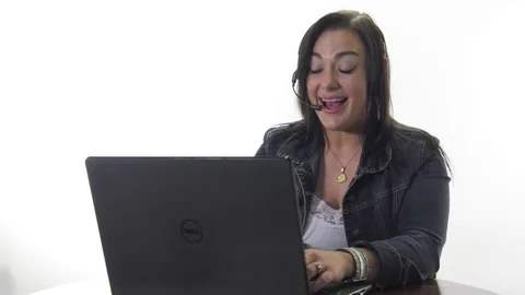 On phone and computer - Stock Footage 86534995