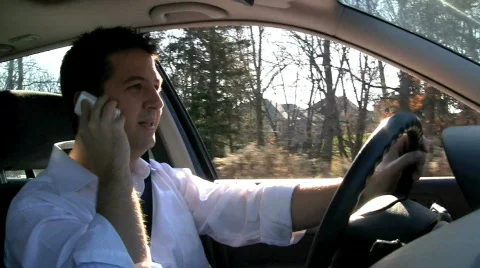 Phone and Driving Video stock 633298