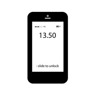 Phone and flat keypad イラスト素材