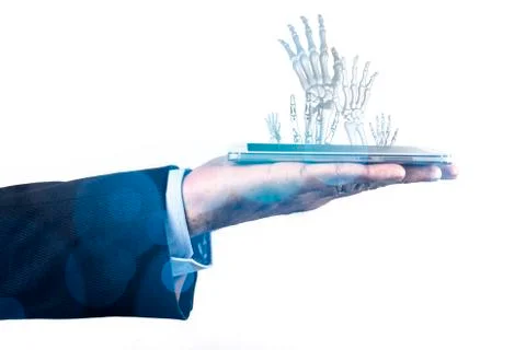 Phone And Hands Stock Photos