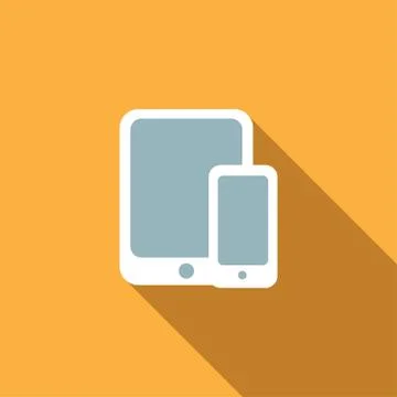 Phone and tablet vector Stock Illustration