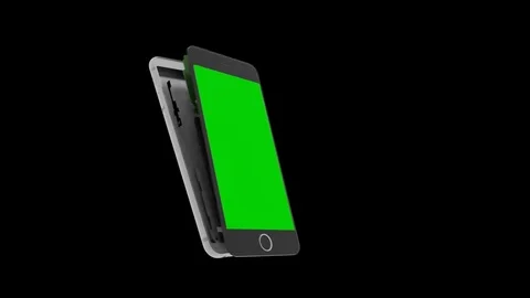 Phone apart arc green 스톡 동영상 80927514