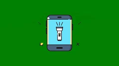 Phone an arrow pointing to the screen illustration lock cell broken openbutton Vídeo Stock 314067424