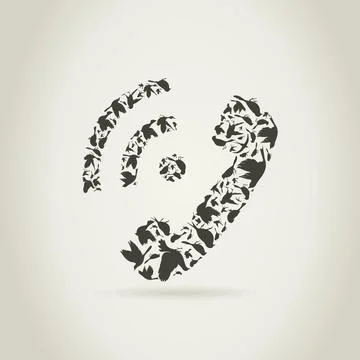 Phone a bird 스톡 일러스트