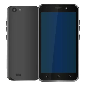 Phone black Stock Illustration