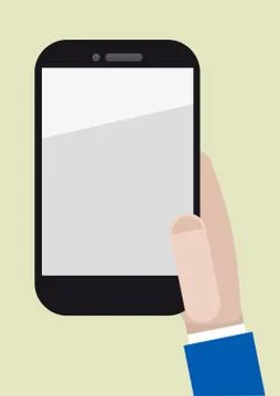 Phone blank Stock Illustration