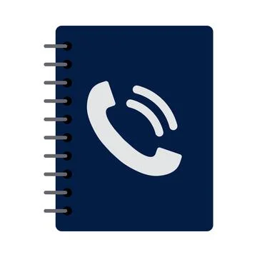 Phone Book Icon Stock Illustration