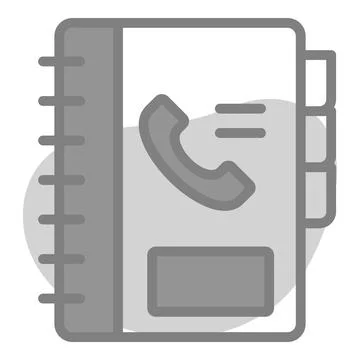 Phone book Icon. User interface Vector Illustration, As a Simple Vector Sig.. Stock Illustration