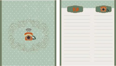 Phone book Stock Illustration