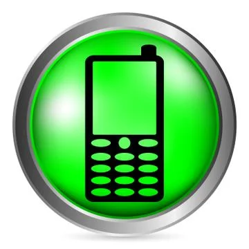 Phone button Stock Illustration