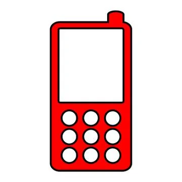 Phone button Stock Illustration