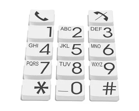 Phone buttons Stock-Fotos