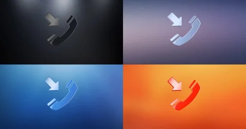 Phone Call 3d Icon Vídeos de archivo 69784071