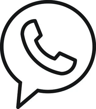 Phone Call Bubble Contact Stock Illustration