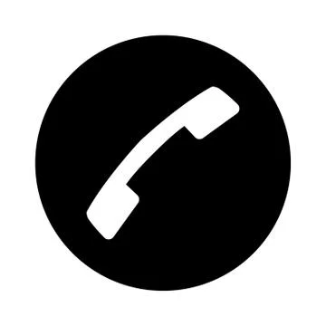 Phone Call Button Icon Stock Illustration