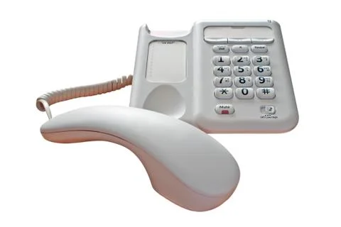 Phone call on hold isolated 写真素材